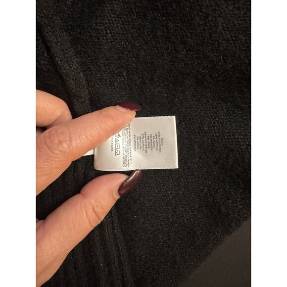 Express Women’s Black Cozy Knit Collared Pullover Sweater – Size M - Picture 7 of 7